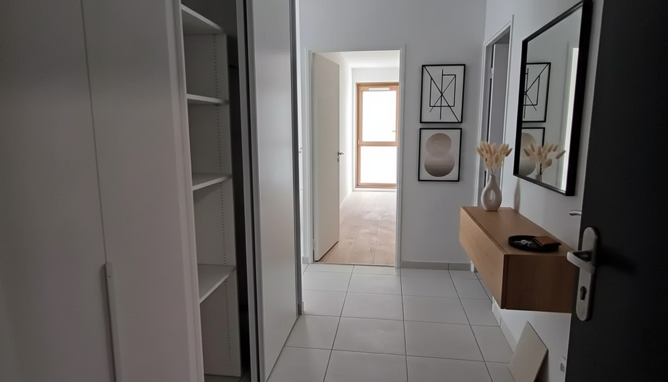 Hall d'entrée meublé